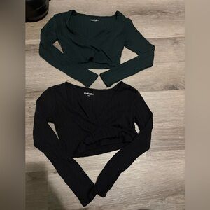 Set of 2 NWOT Harlow Crop Tops